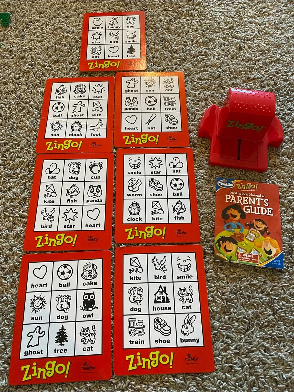 Think! Zingo! Kids Bingo Game